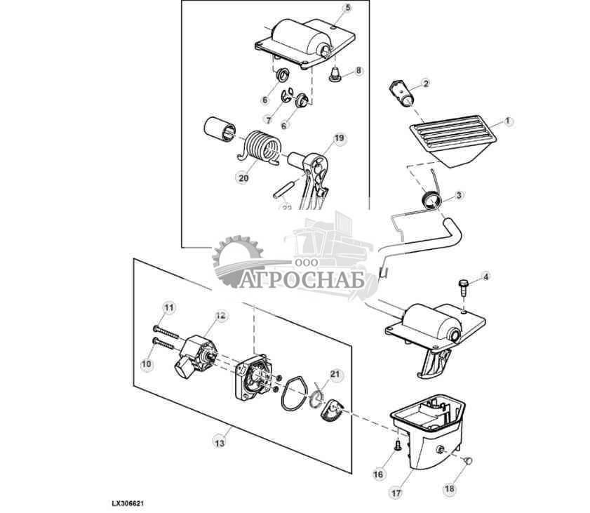 ПЕДАЛЬ АКСЕЛЕРАТОРА С ЭЛЕКТРОННЫМ РЕГУЛИРОВАНИЕМ СКОРОСТИ 